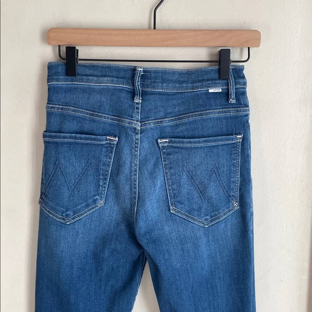 Mother The Swooner Ankle Fray Jeans in Taxi
